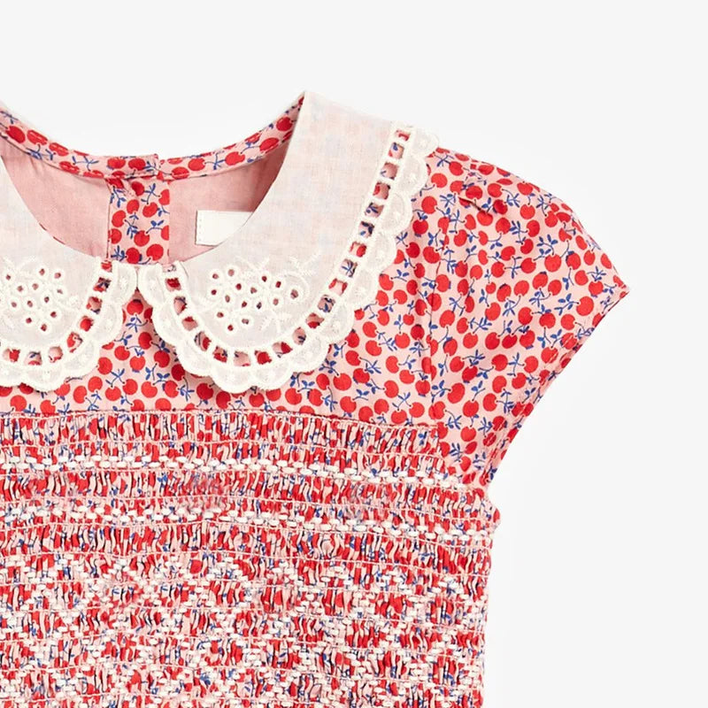 Short Sleeves Printed Casual Dresses For Girls childrensterritory