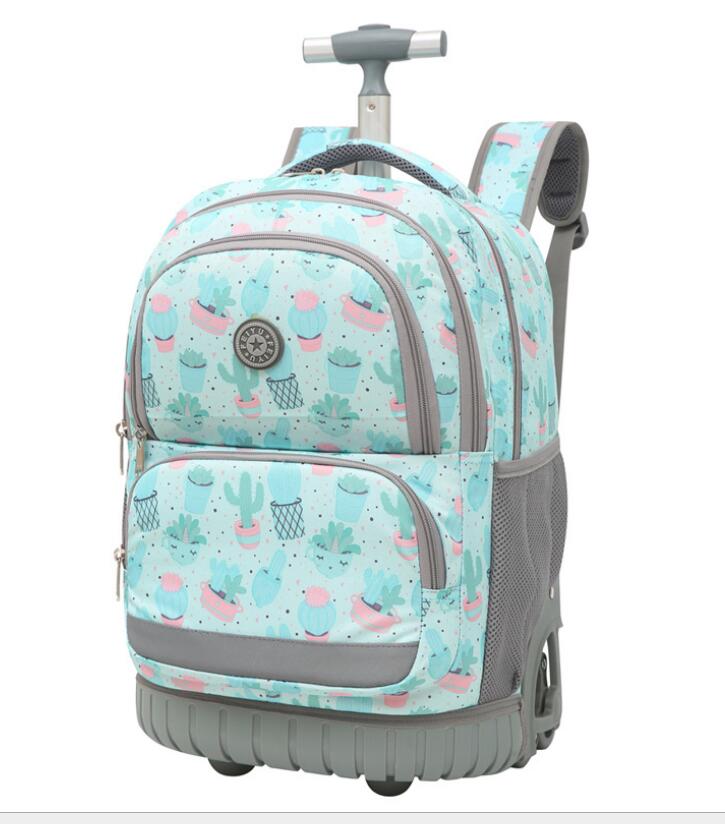 Durable Kids/Teen School Rolling Backpacks Travel Trolley Bag childrensterritory