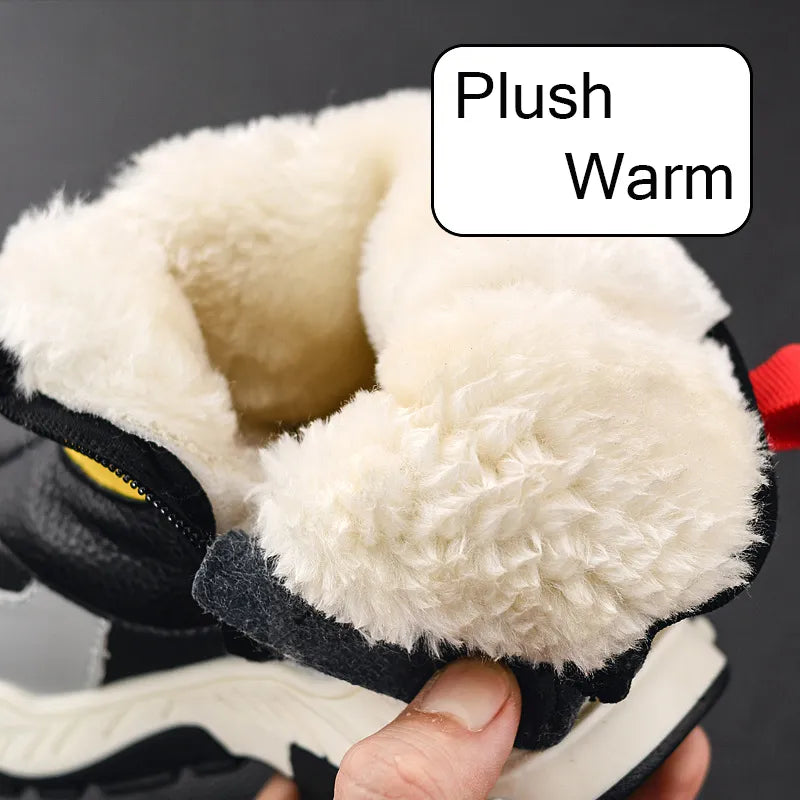 Kids Boys Warm Waterproof Sports Snow Boots childrensterritory