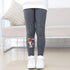 Cartoon Girl Pattern Winter Thick Warm Fleeced Pants For Girls childrensterritory