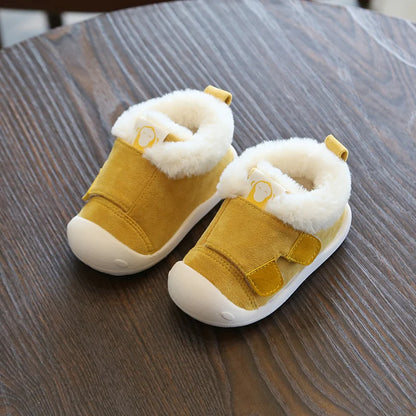 Warm Plush Baby Girls Boys Soft Bottom Snow Boots childrensterritory