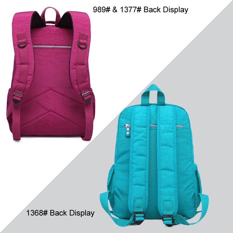Teenage Girls Casual Large Nylon School Backpack childrensterritory