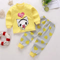 Kids Cartoon Print Long-Sleeved Clothing Set childrensterritory