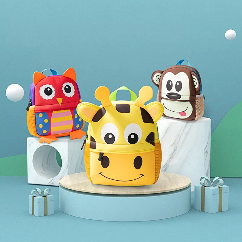 Kid Boy/Girl 3D Cartoon School Backpack