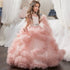 Multilayered Long Bridesmaid Pageant Dresses for Kids Girls childrensterritory