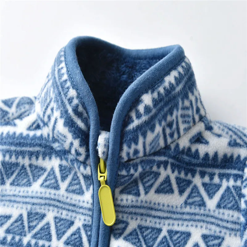 Polar Fleece Cartoon Print Kids&