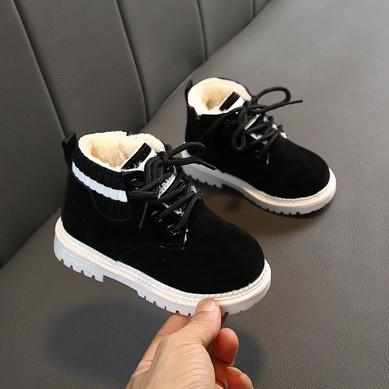 Casual Plush Warm Ankle Shoes for Kids childrensterritory