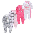 Baby's Long Sleeve Printed Cotton Summer Rompers childrensterritory
