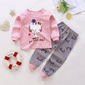Kids Cartoon Print Long-Sleeved Clothing Set childrensterritory