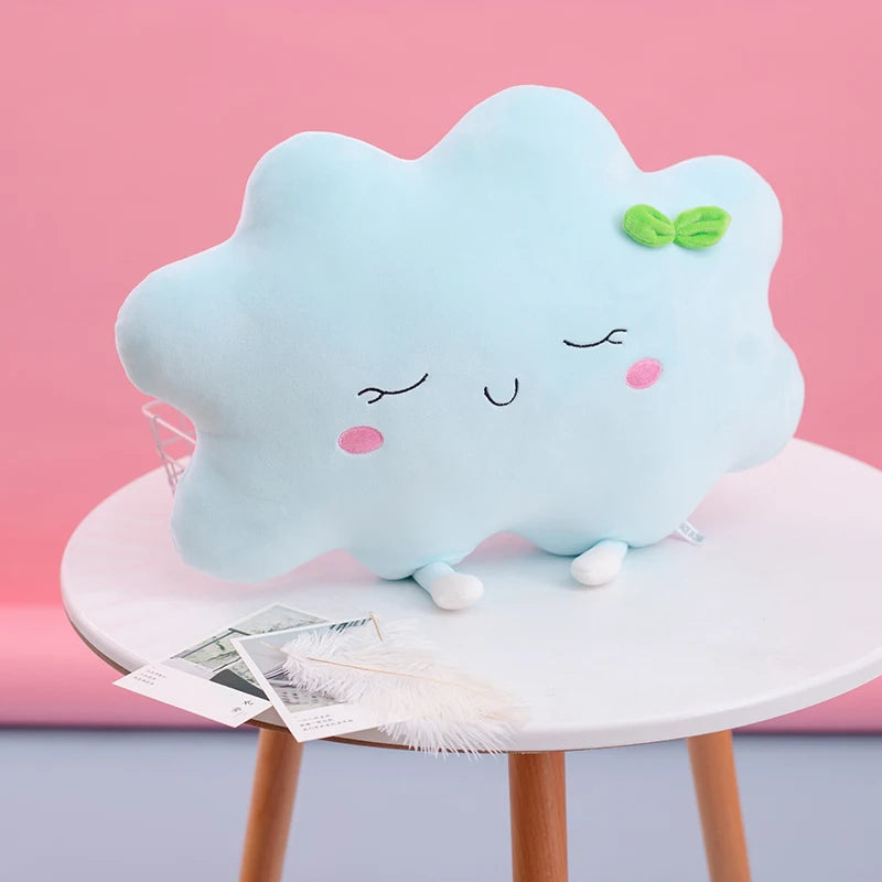 1Pc Sun and Clouds Design Ultra Soft Stuffed Baby Pillows childrensterritory
