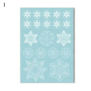 Santa Claus Snowflake Christmas Window/Wall Decals childrensterritory