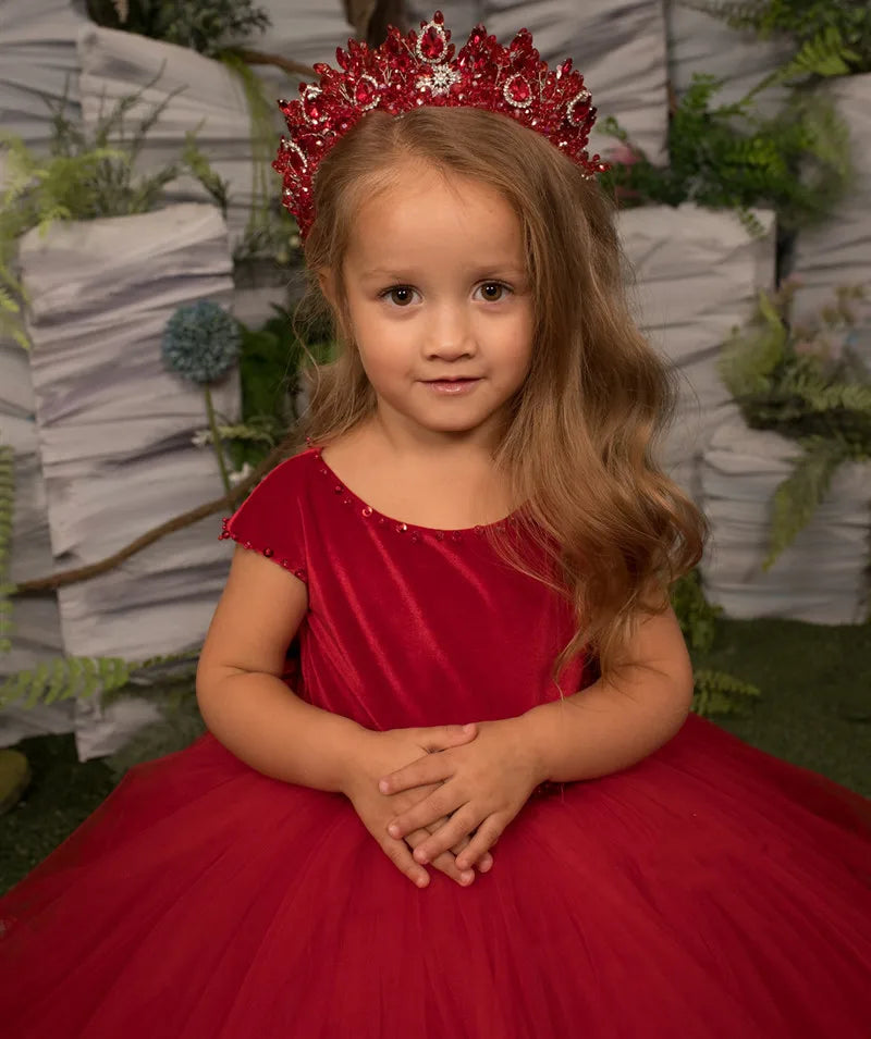 Puffy Layers Big Bow Little Princess Dress for Girls