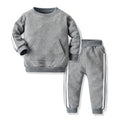 Baby Kids Solid Colour Winter Clothing Set childrensterritory