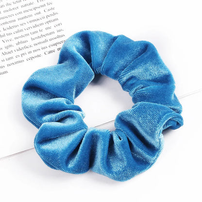 Velvet Scrunchie Hairband For Girls