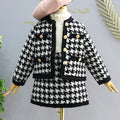 Girls' Long-Sleeved Collar Design Winter Outfit childrensterritory