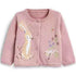 Lovely Cartoon Rabbit Embroidery Soft Cardigan for Kids childrensterritory