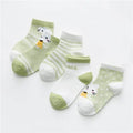 Cartoon Animal Design 5 Pairs/Lot 0-2Yrs Baby Socks childrensterritory