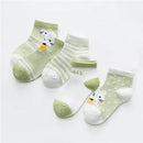 Cartoon Animal Design 5 Pairs/Lot 0-2Yrs Baby Socks childrensterritory