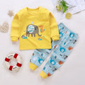 Kids Cartoon Print Long-Sleeved Clothing Set childrensterritory