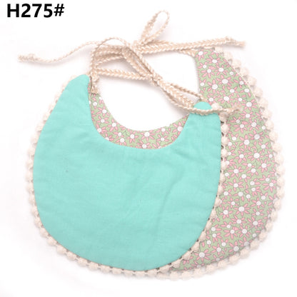 Baby Tassel Double-deck Bib | Cotton Linen Burp Cloths childrensterritory