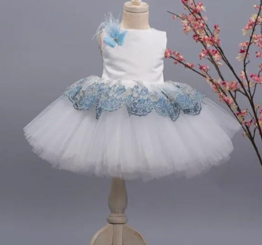 Baby/Kids Girl Lace Flower Dress for Birthday Party childrensterritory