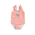 Kid Girl Ice Cream Printed Patchwork Beach Bodysuit childrensterritory