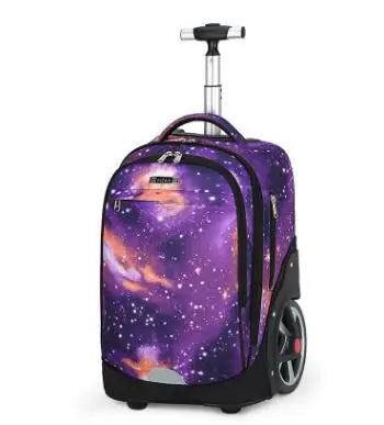Waterproof Printed Wheeled Backpack For Kids/Adults