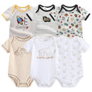 6Pcs/Lot Cartoon Design Soft Cotton Baby Rompers childrensterritory
