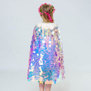 Multicolor Blingbling Fairy Princess Cape for Halloween Party childrensterritory
