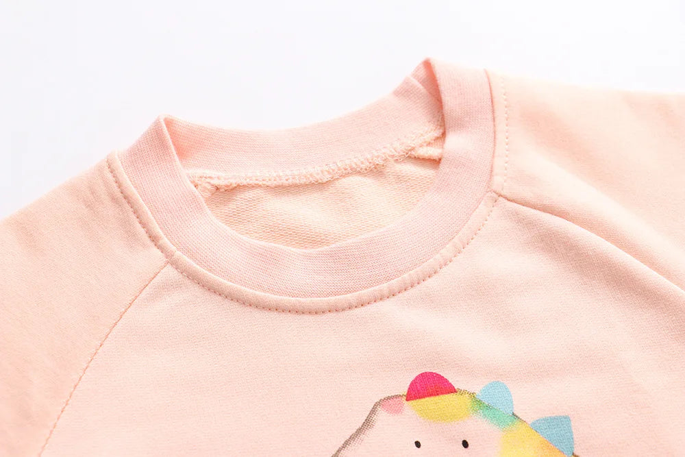 Little Girls Lovely Cotton Printed Sweatshirts childrensterritory