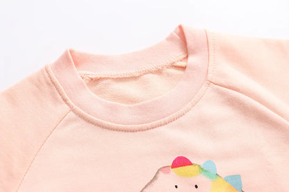 Little Girls Lovely Cotton Printed Sweatshirts childrensterritory