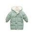 Kids Solid Color Pattern Hooded Down Cotton Jackets/Parkas childrensterritory