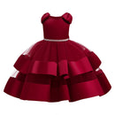 Kids Girls Elegant Tutu Flower Princess Party Dresses childrensterritory