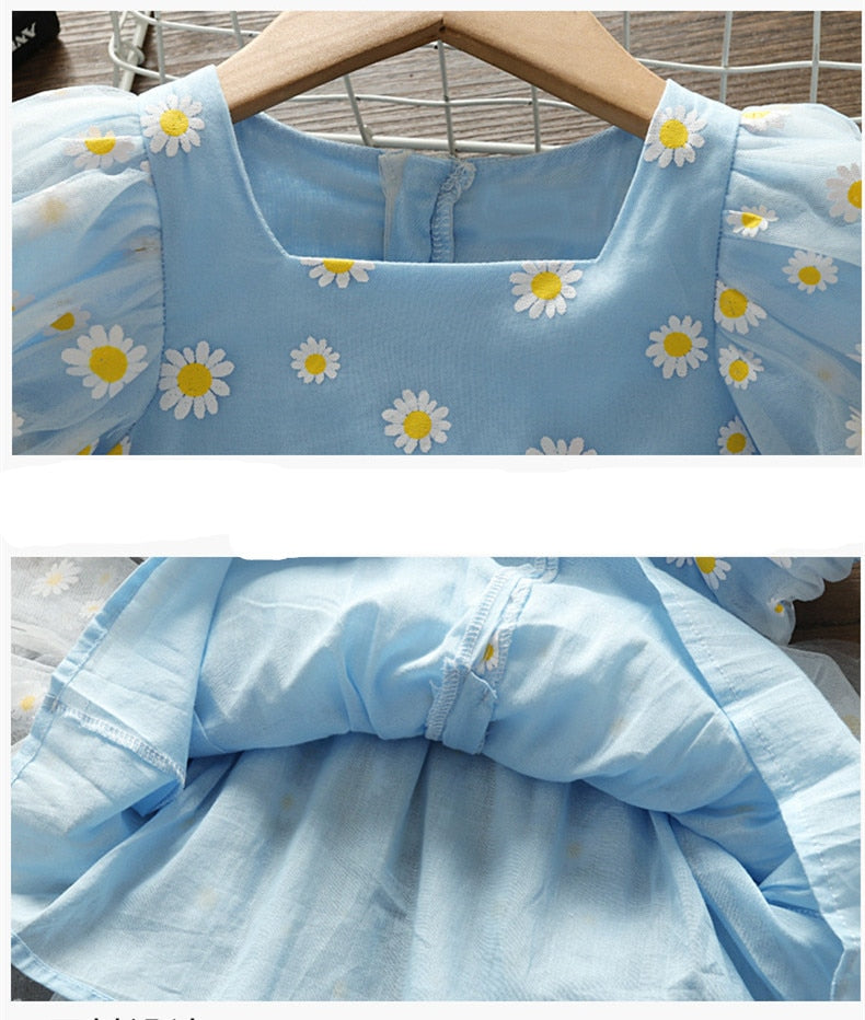 Toddler Girls Puffy Floral Princess Wedding Party Dresses childrensterritory