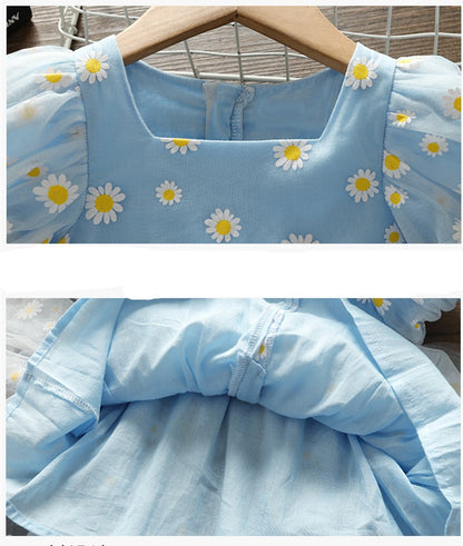Toddler Girls Puffy Floral Princess Wedding Party Dresses childrensterritory