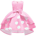 Girls' Sleeveless Flower Striped Design Party Dress childrensterritory