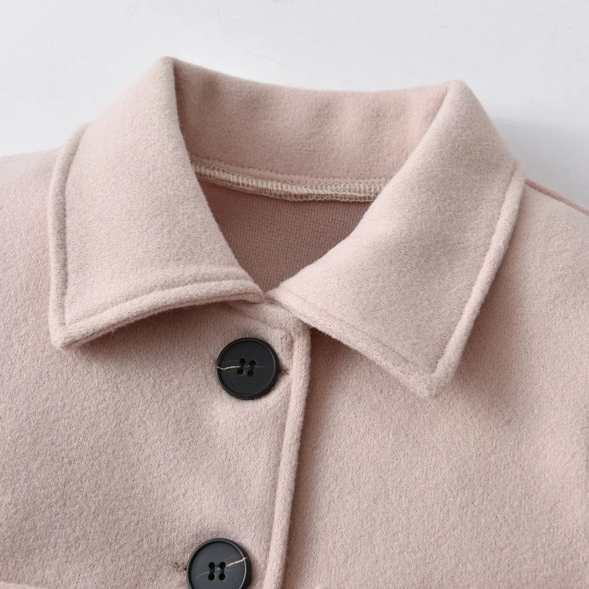 Baby Girls Woolen Jacket Mid-length Coat Outerwear childrensterritory