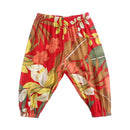 Baby Girl Floral Print Cotton Pants in Holiday Style childrensterritory