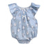 Baby Girl Printed Princess Bodysuits for Summer childrensterritory