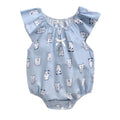 Baby Girl Printed Princess Bodysuits for Summer childrensterritory