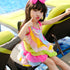 Korean-Style Kids Girls Sling Rainbow Beach Dress childrensterritory