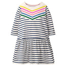Long-Sleeved Printed Summer Dresses For Girls childrensterritory