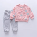 Toddler Girl Cartoon Top and Pants, 2 Piece Tracksuit Set