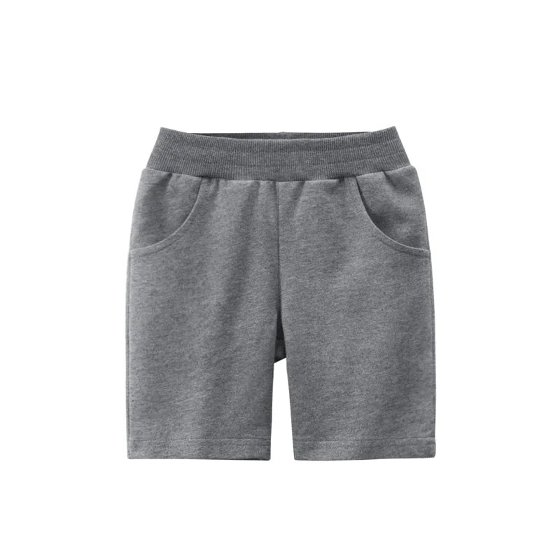 Solid Color Kids Boys Casual Cotton Shorts Pants childrensterritory