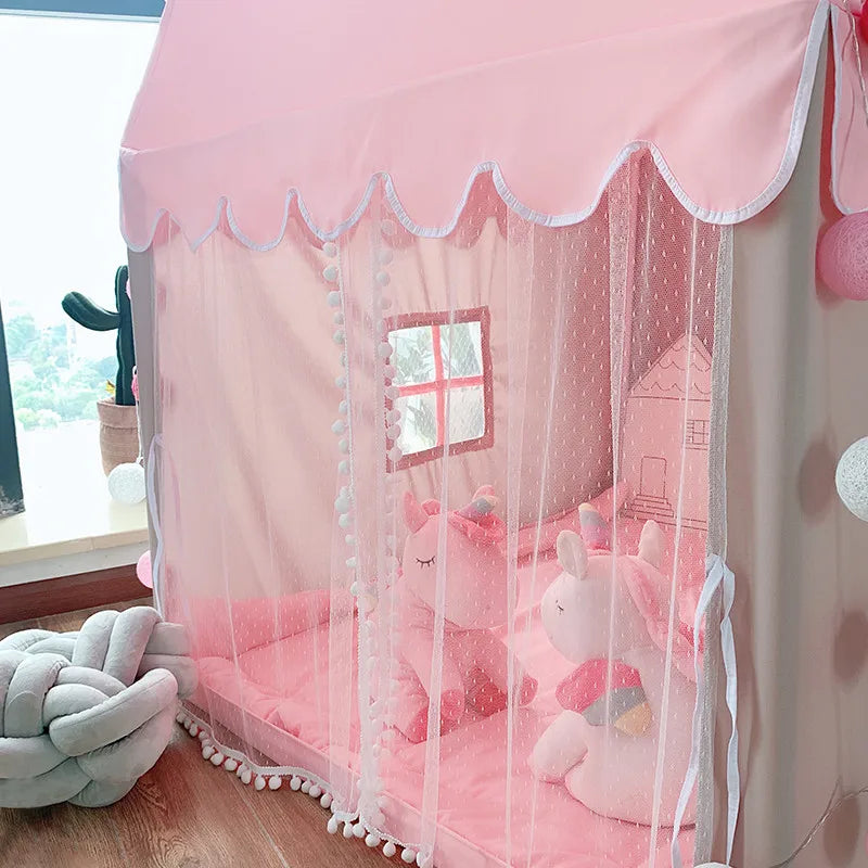 1.35M Large Folding Kids Play House Princess Castle childrensterritory