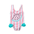 Lovely Watermelon Print Baby Girls Swimwear childrensterritory