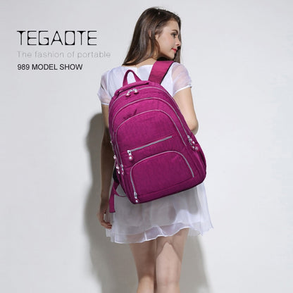 Teenage Girls Casual Large Nylon School Backpack childrensterritory