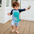 Kids Boys Cartoon Print One Piece Zipper Sunsuit Beachwear childrensterritory