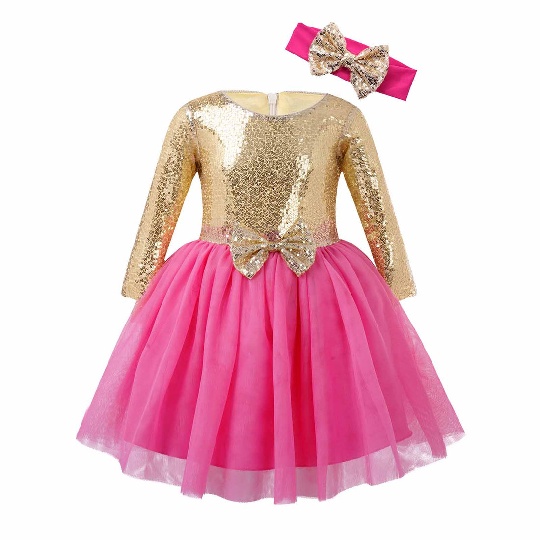 Flower Sequins Formal Dresses for Kids Girls Birthday/Baptism childrensterritory