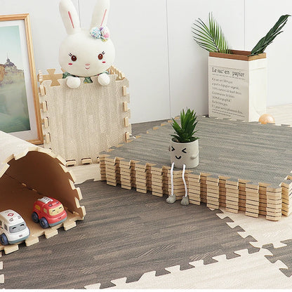 Wood Grain Interlocking Baby Play Mat 30*30cm childrensterritory